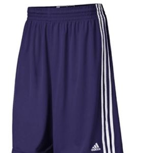 Adidas Men's 3 stripe Basketball Shorts, Size Med